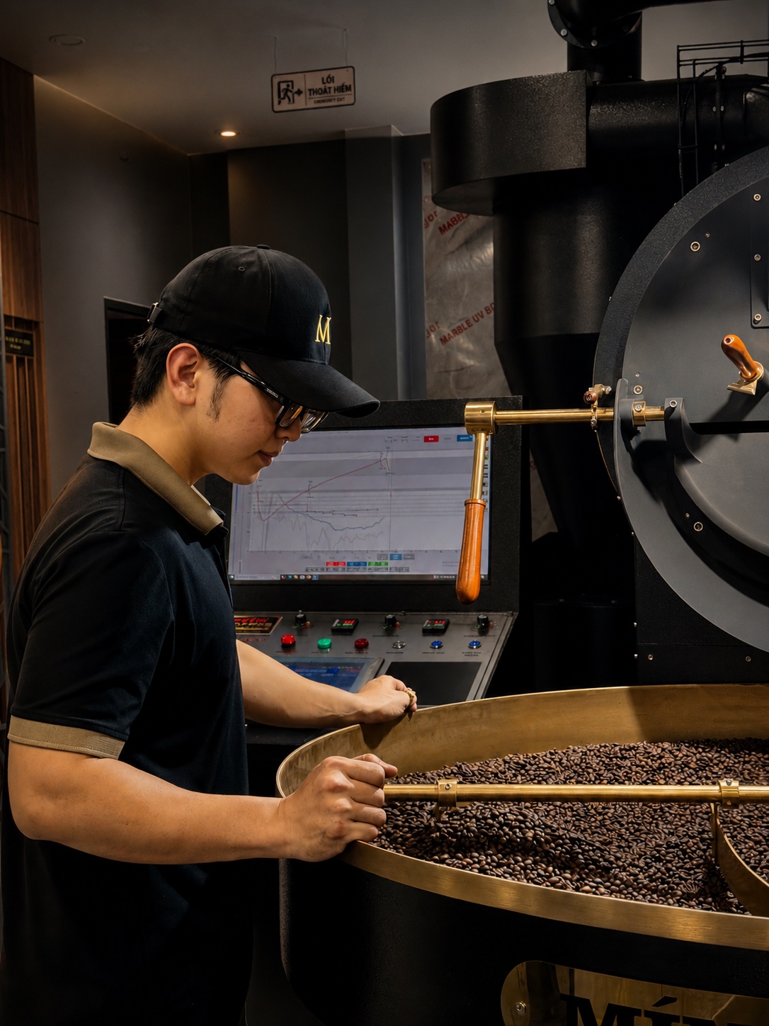 Hạt cà phê rang Mín Coffee
