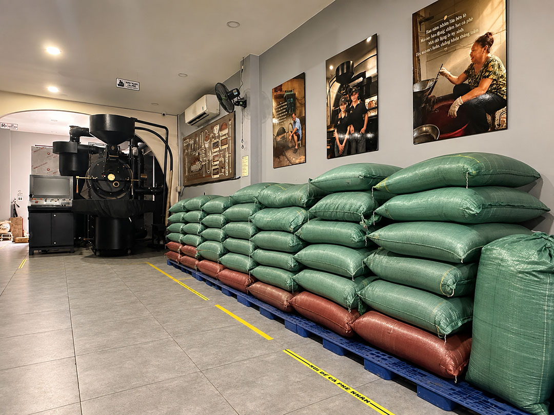 Xưởng rang cà phê Mín Coffee