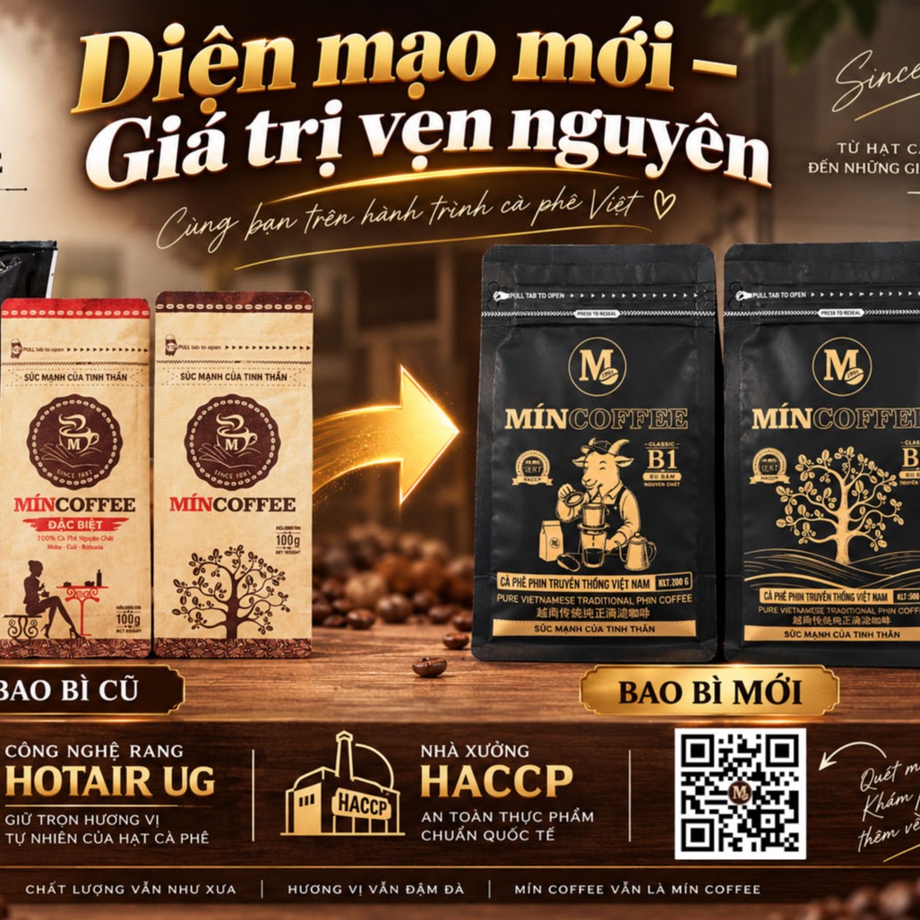 Mín Coffee - Diện mạo mới
